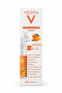 فیس واش و شوینده صورت ویشی C مدل Orange حاوی آمینواسید 150 میلیلیتر